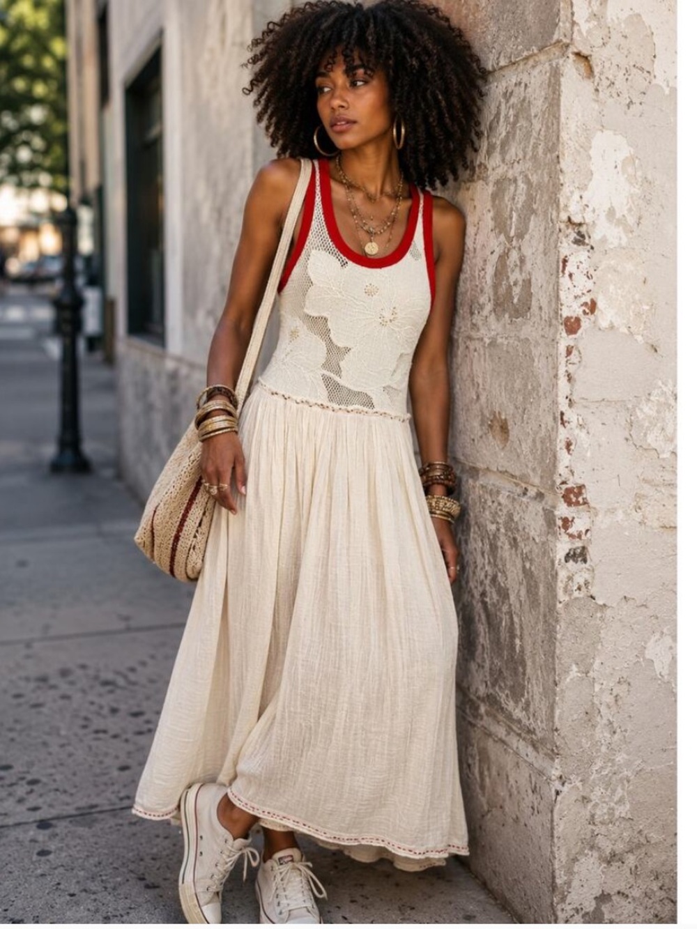 Free People Pearl Floral Maxi